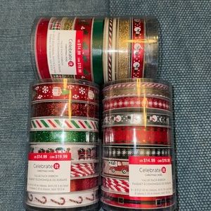 Value pack holiday ribbons